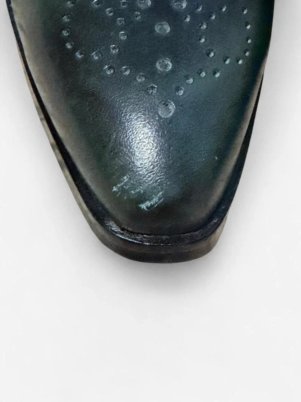 Sam Edelman | Green Leather | Aleska Western Mary Jane | Size 7.5
